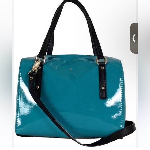 kate spade Handbags - EUC Kate spade teal handbag shoulder bag